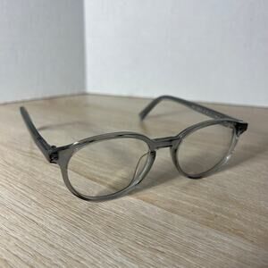 Warby Parker Watts M 371 Eyeglasses Gray Translucent Frames 48-19-145